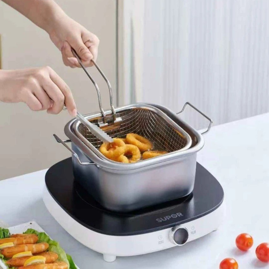 Precisee Crispy Fry Stainless Steel Fry Basket