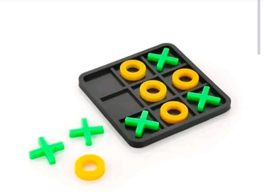 Tic Tac Toe Game for Kids – Colorful Plastic XOXO Family Fun