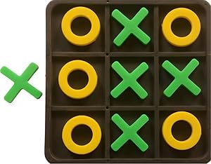 Tic Tac Toe Game for Kids – Colorful Plastic XOXO Family Fun