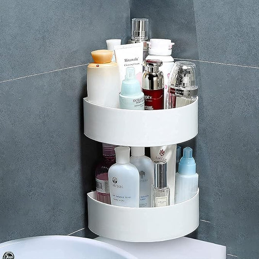 Bathroom Corner Shelf – Space-Saving Wall-Mounted Storage Rack for Toiletries & Essentials