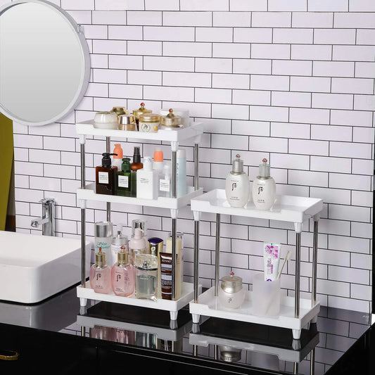 3-Tier Plastic Storage Self-Adhesive