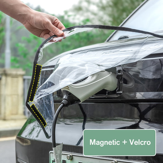 Waterproof EV Charging Port Cover – Magnetic Rain Shield
