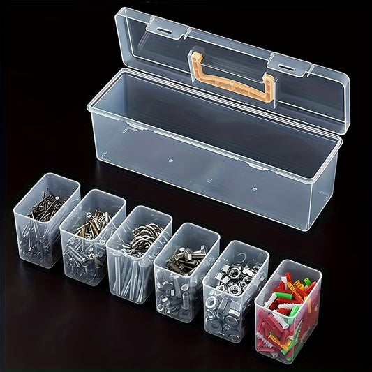 Multipurpose 6 Storage Box with Removable Containers