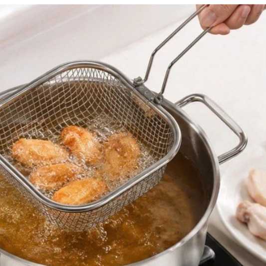 Precisee Crispy Fry Stainless Steel Fry Basket