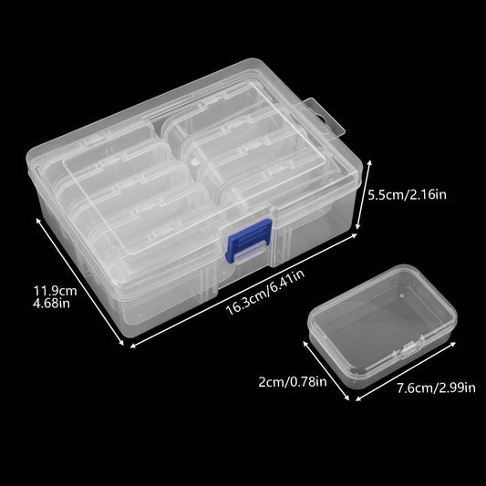 10 Compartment Plastic Organizer Box