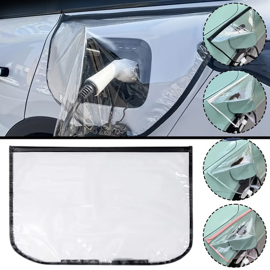 Waterproof EV Charging Port Cover – Magnetic Rain Shield