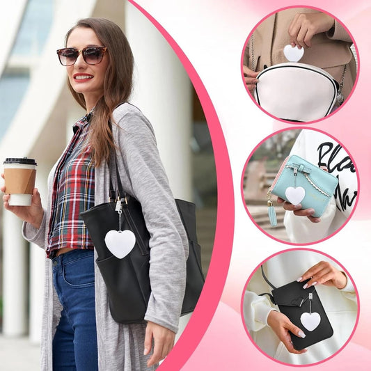 Precisee Heart Glow Light Keychain